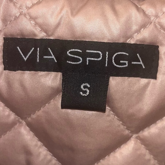 Via Spiga Women's Pink Quilted Jacket - Picture 8 of 9